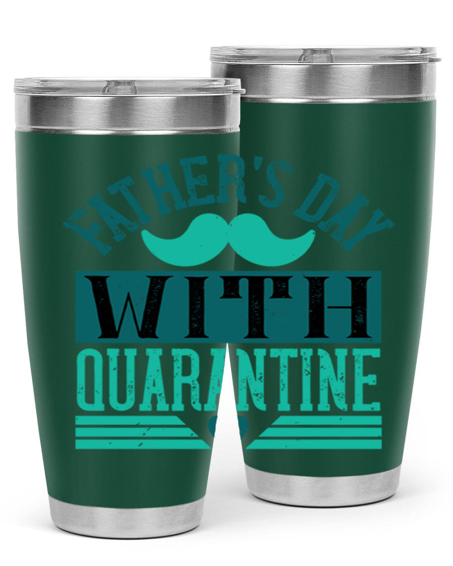 20oz and 30oz stainless steel tumblers for Father's Day, featuring double wall vacuum insulation and a drink-thru lid.