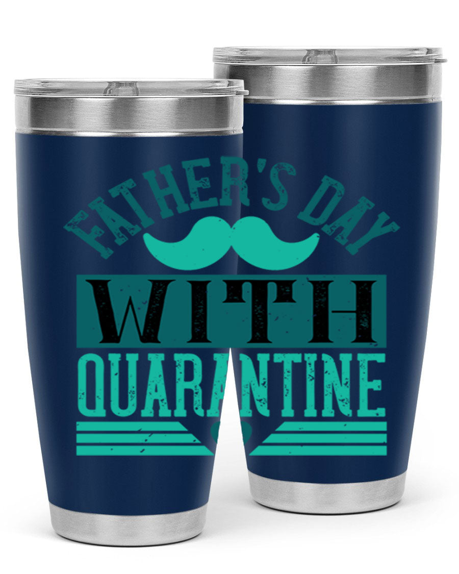 20oz and 30oz stainless steel tumblers for Father's Day, featuring double wall vacuum insulation and a drink-thru lid.