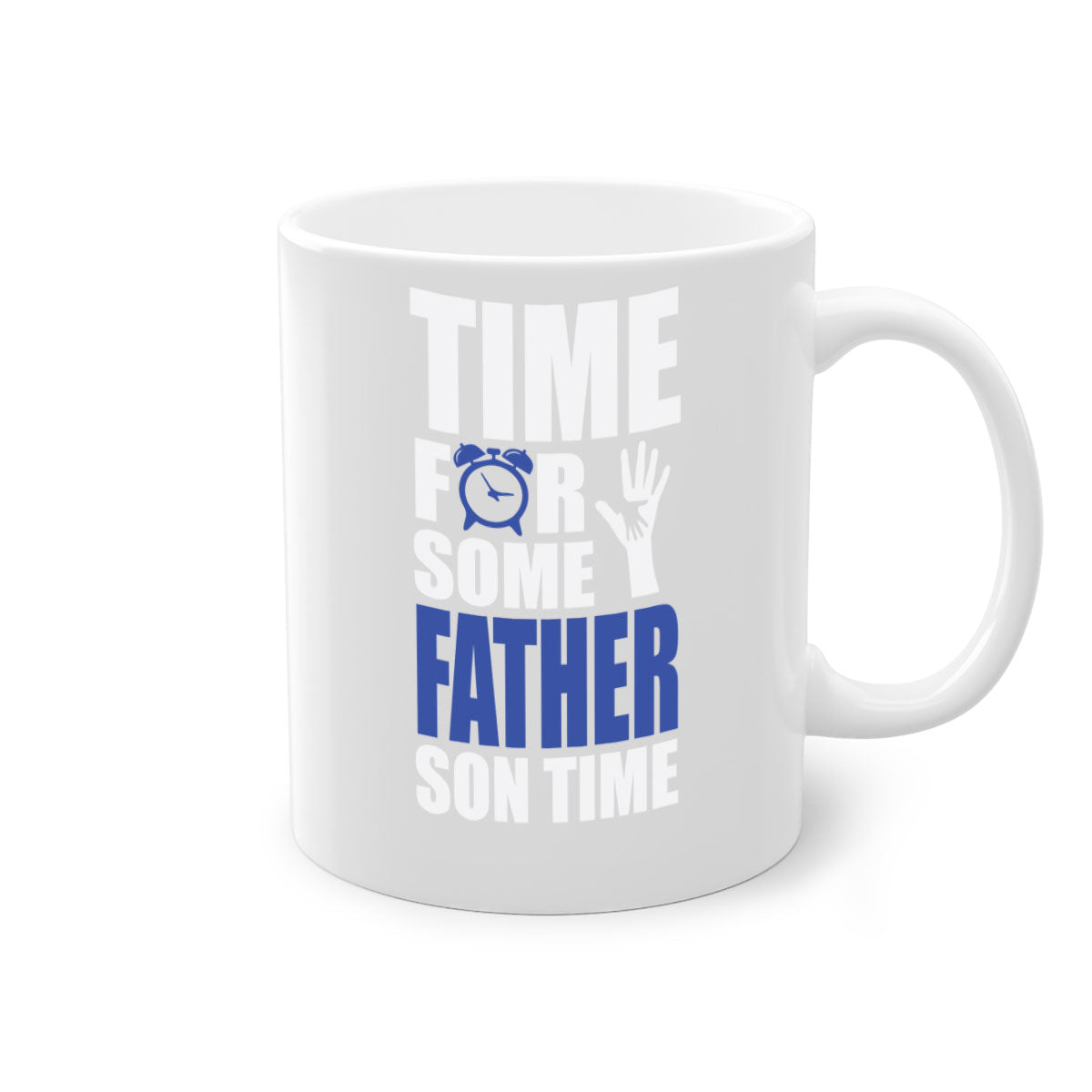 fathertransperntpng 129# Mug with colorful handle and glossy finish, available in multiple colors and sizes.