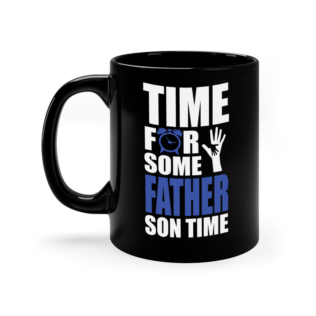 fathertransperntpng 129# Mug with colorful handle and glossy finish, available in multiple colors and sizes.
