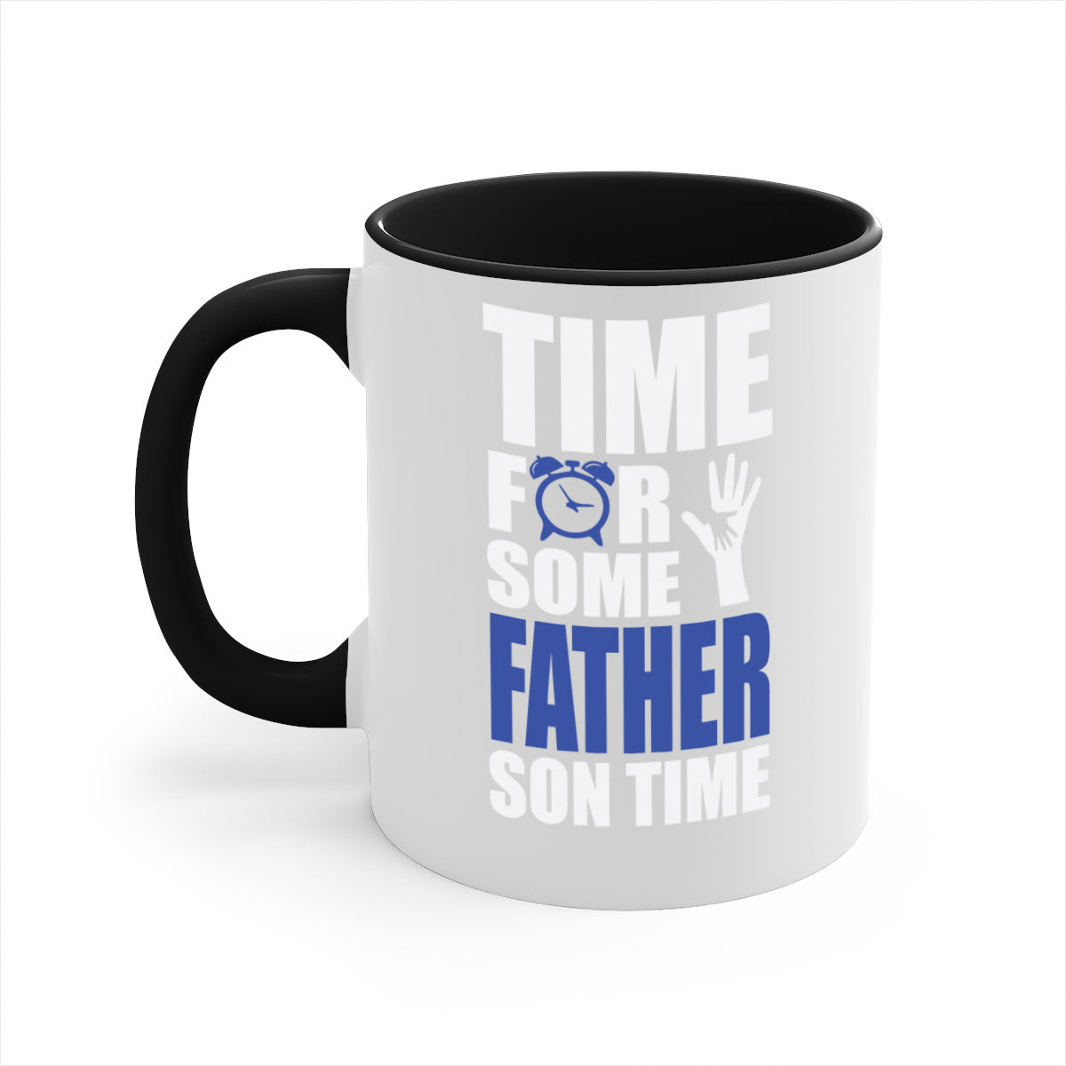 fathertransperntpng 129# Mug with colorful handle and glossy finish, available in multiple colors and sizes.
