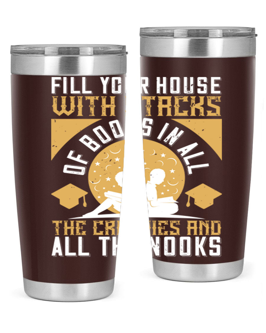 A stylish double wall vacuum stainless steel tumbler with a drink-thru lid, perfect for keeping beverages hot or cold.