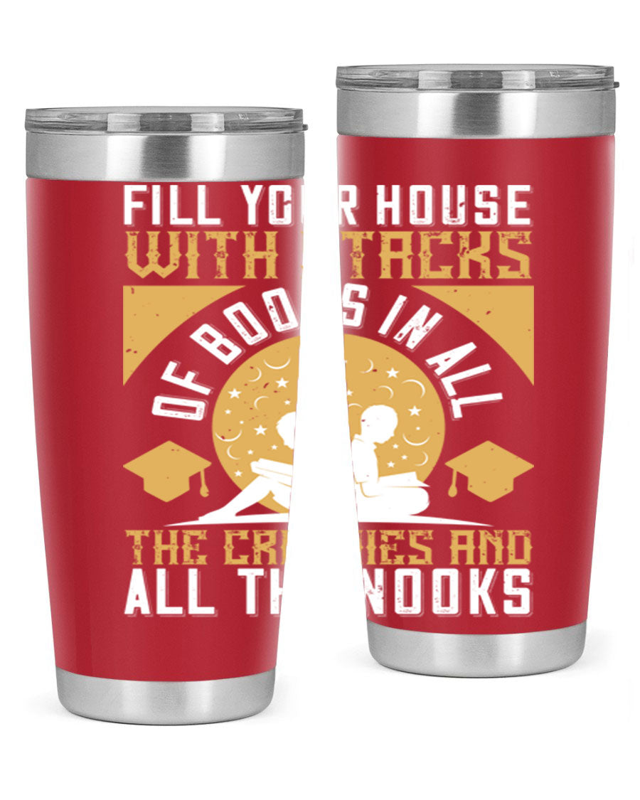 A stylish double wall vacuum stainless steel tumbler with a drink-thru lid, perfect for keeping beverages hot or cold.