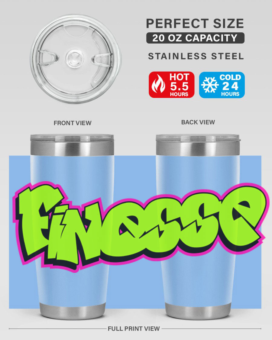 Finesse 154# Cotton Tank featuring stylish black words and phrases on a soft cotton fabric, perfect for casual wear.