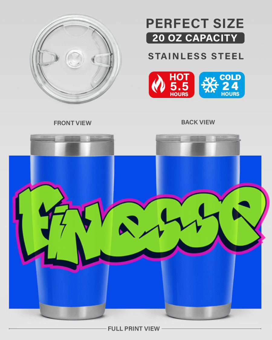 Finesse 154# Cotton Tank featuring stylish black words and phrases on a soft cotton fabric, perfect for casual wear.