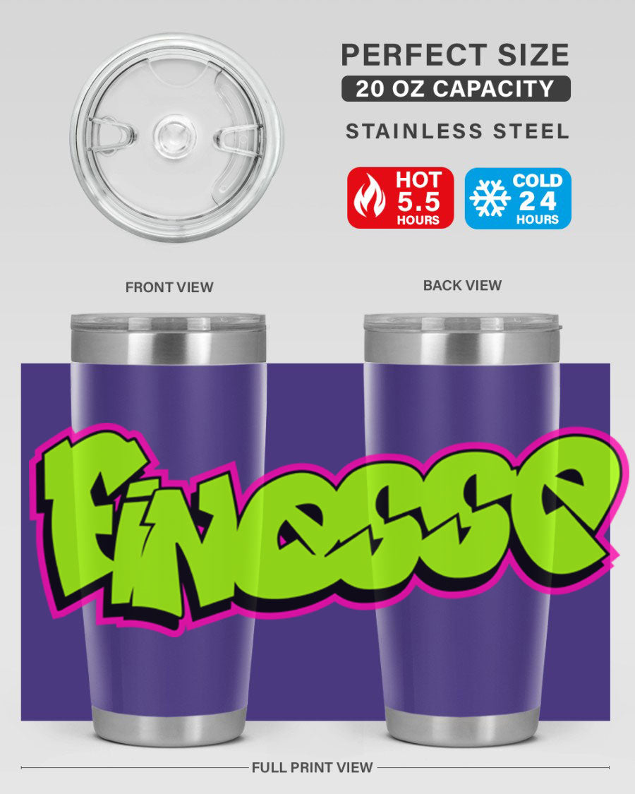 Finesse 154# Cotton Tank featuring stylish black words and phrases on a soft cotton fabric, perfect for casual wear.