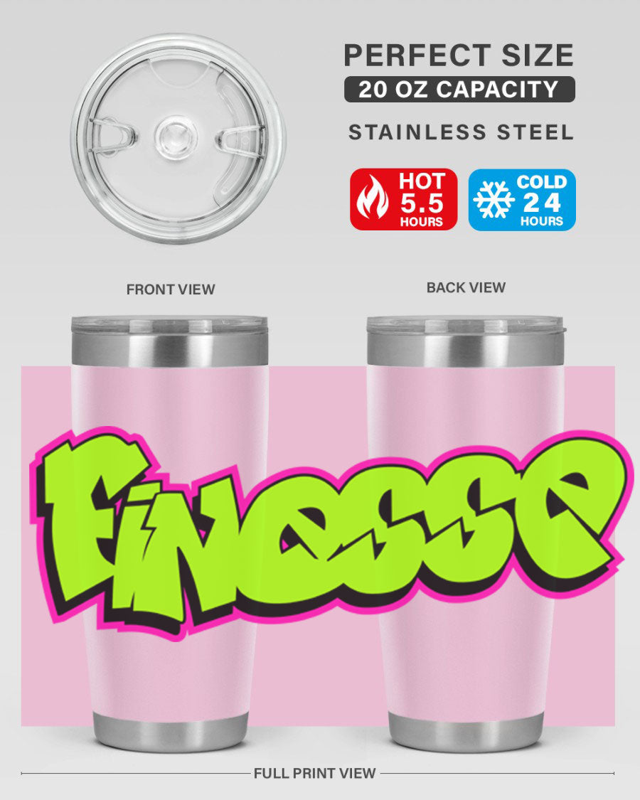 Finesse 154# Cotton Tank featuring stylish black words and phrases on a soft cotton fabric, perfect for casual wear.