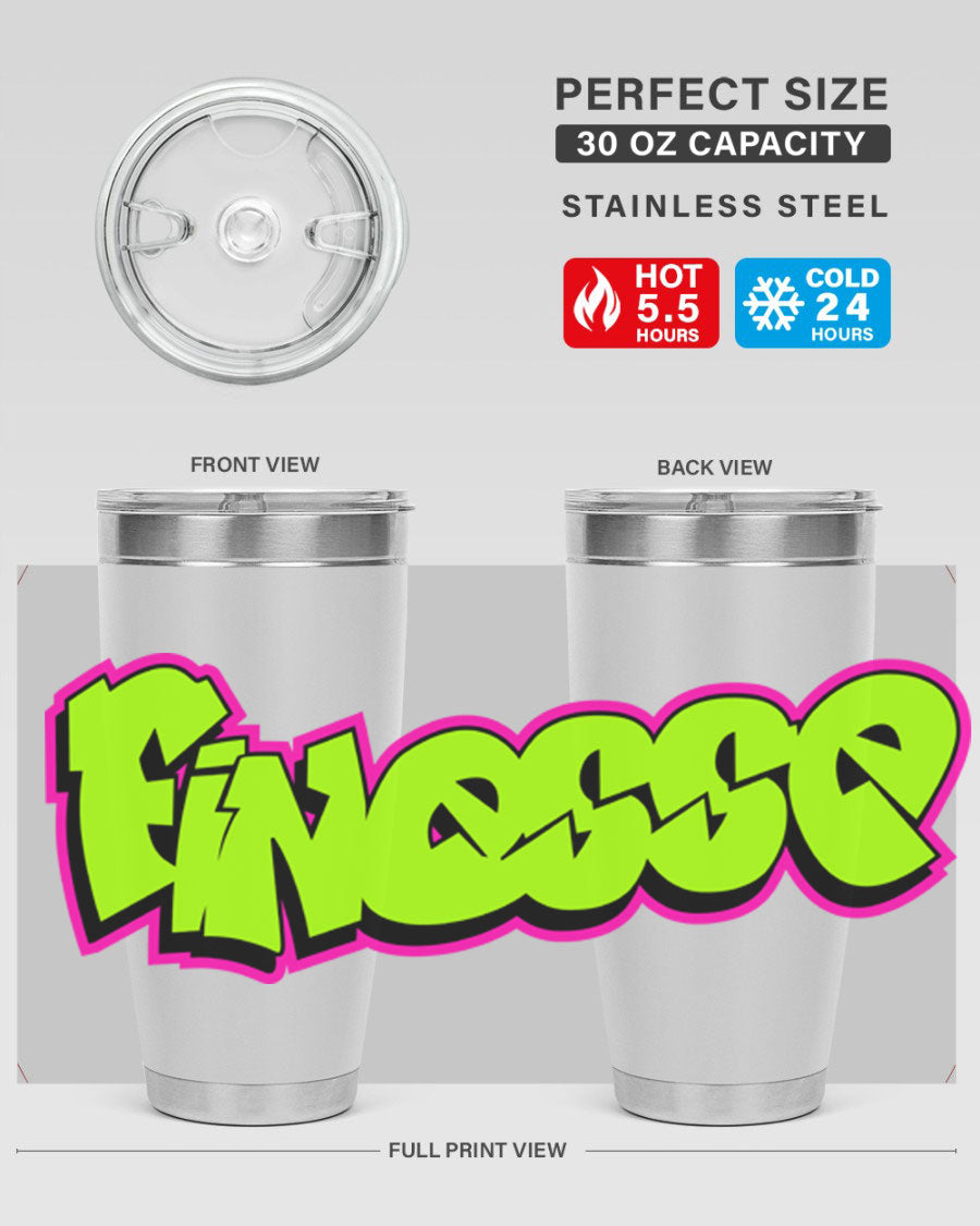 Finesse 154# Cotton Tank featuring stylish black words and phrases on a soft cotton fabric, perfect for casual wear.