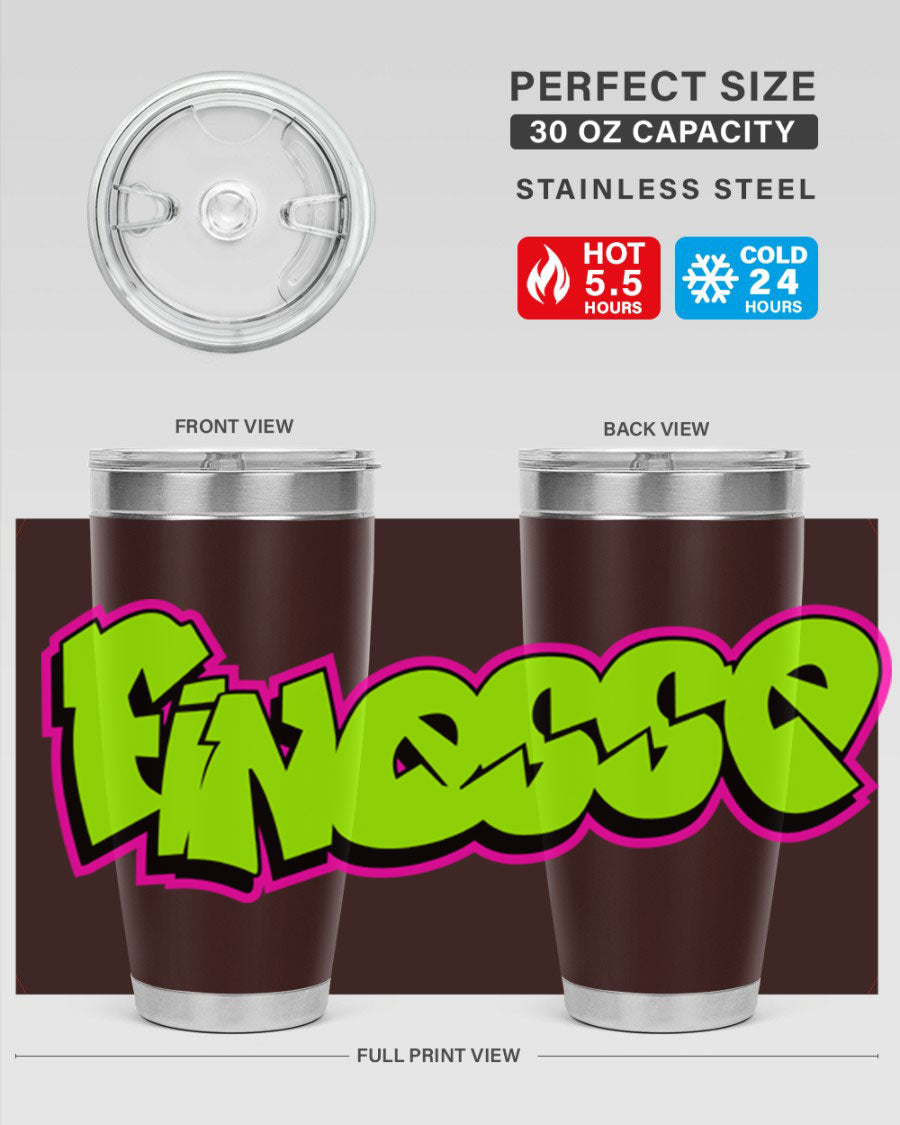 Finesse 154# Cotton Tank featuring stylish black words and phrases on a soft cotton fabric, perfect for casual wear.