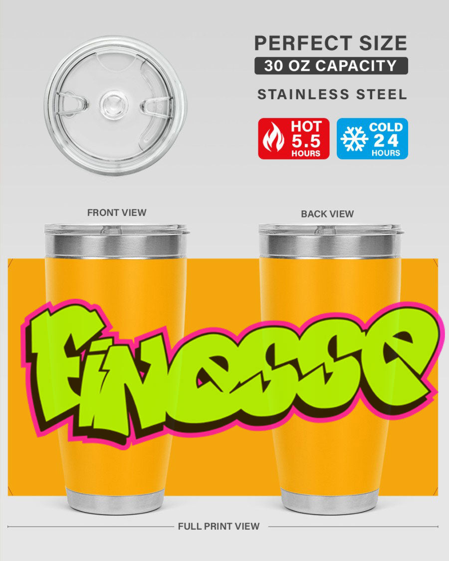 Finesse 154# Cotton Tank featuring stylish black words and phrases on a soft cotton fabric, perfect for casual wear.