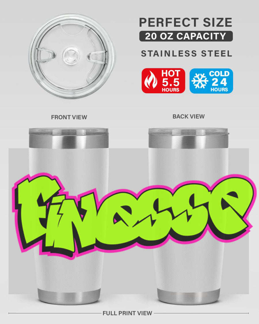 Finesse 154# Cotton Tank featuring stylish black words and phrases on a soft cotton fabric, perfect for casual wear.