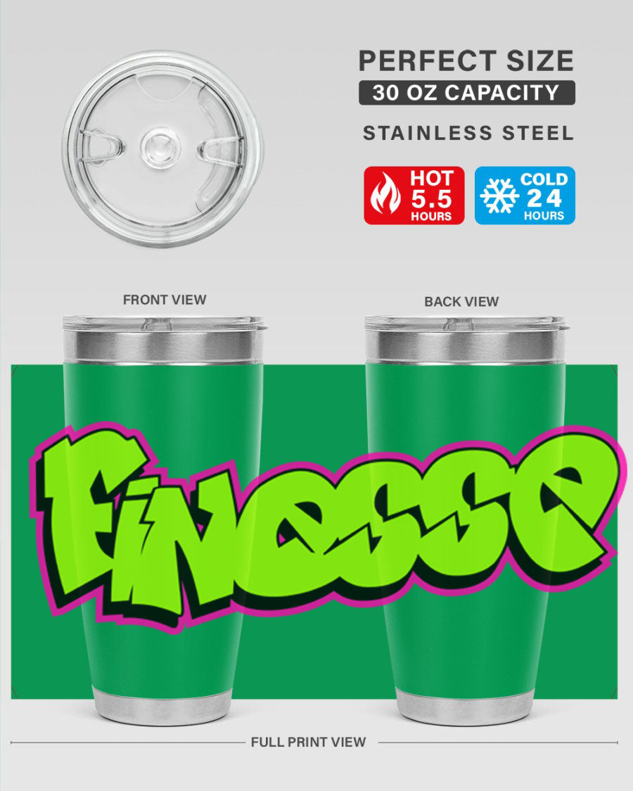 Finesse 154# Cotton Tank featuring stylish black words and phrases on a soft cotton fabric, perfect for casual wear.