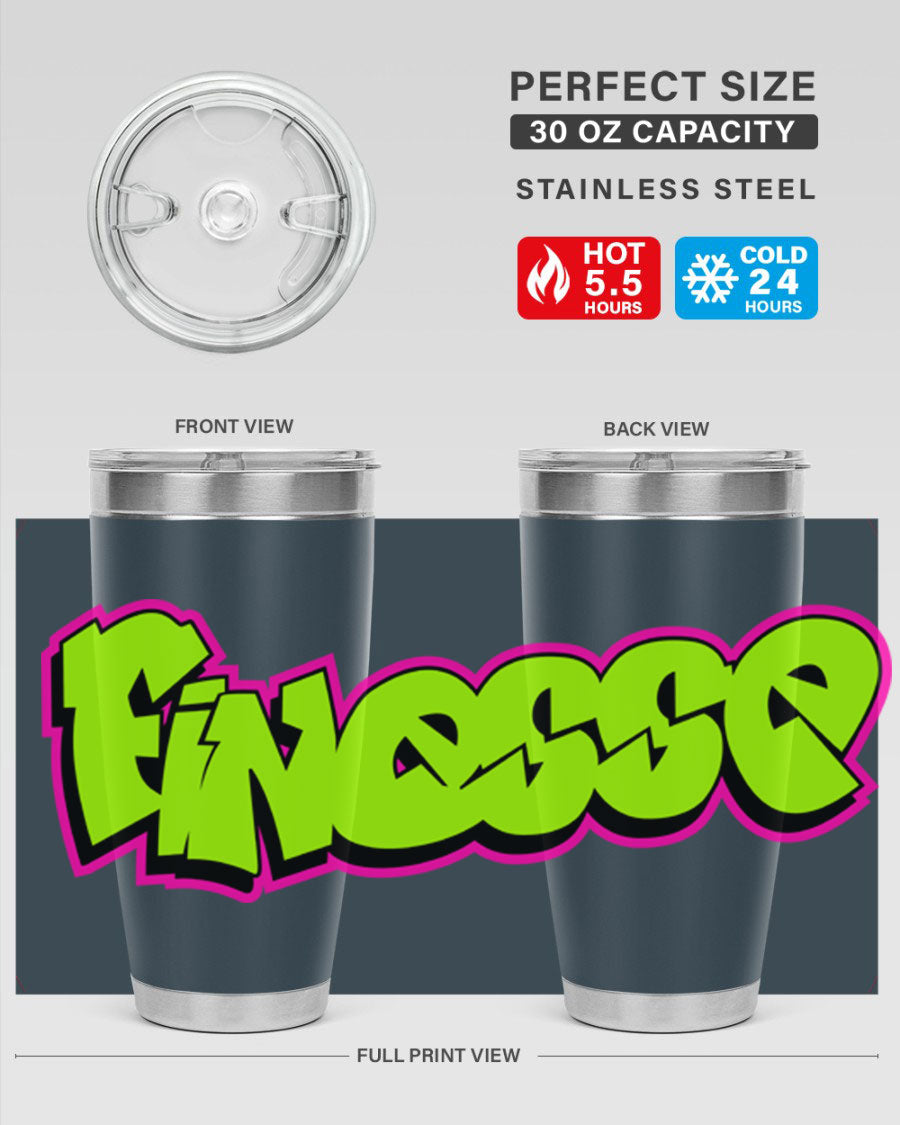 Finesse 154# Cotton Tank featuring stylish black words and phrases on a soft cotton fabric, perfect for casual wear.