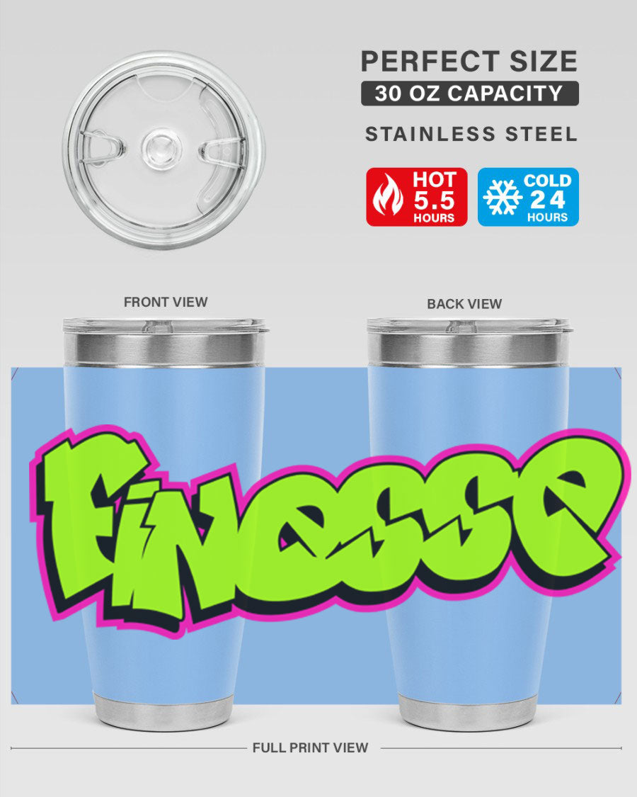 Finesse 154# Cotton Tank featuring stylish black words and phrases on a soft cotton fabric, perfect for casual wear.