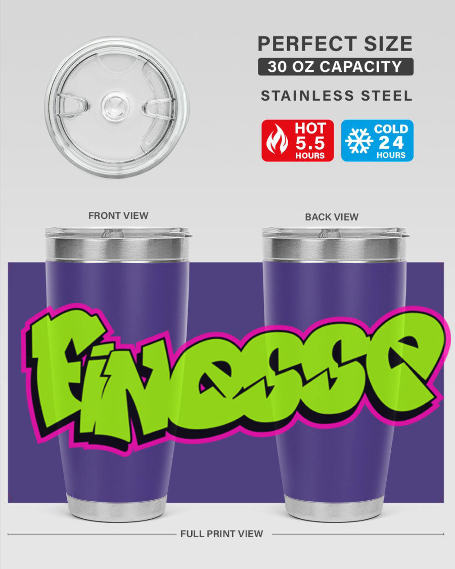 Finesse 154# Cotton Tank featuring stylish black words and phrases on a soft cotton fabric, perfect for casual wear.