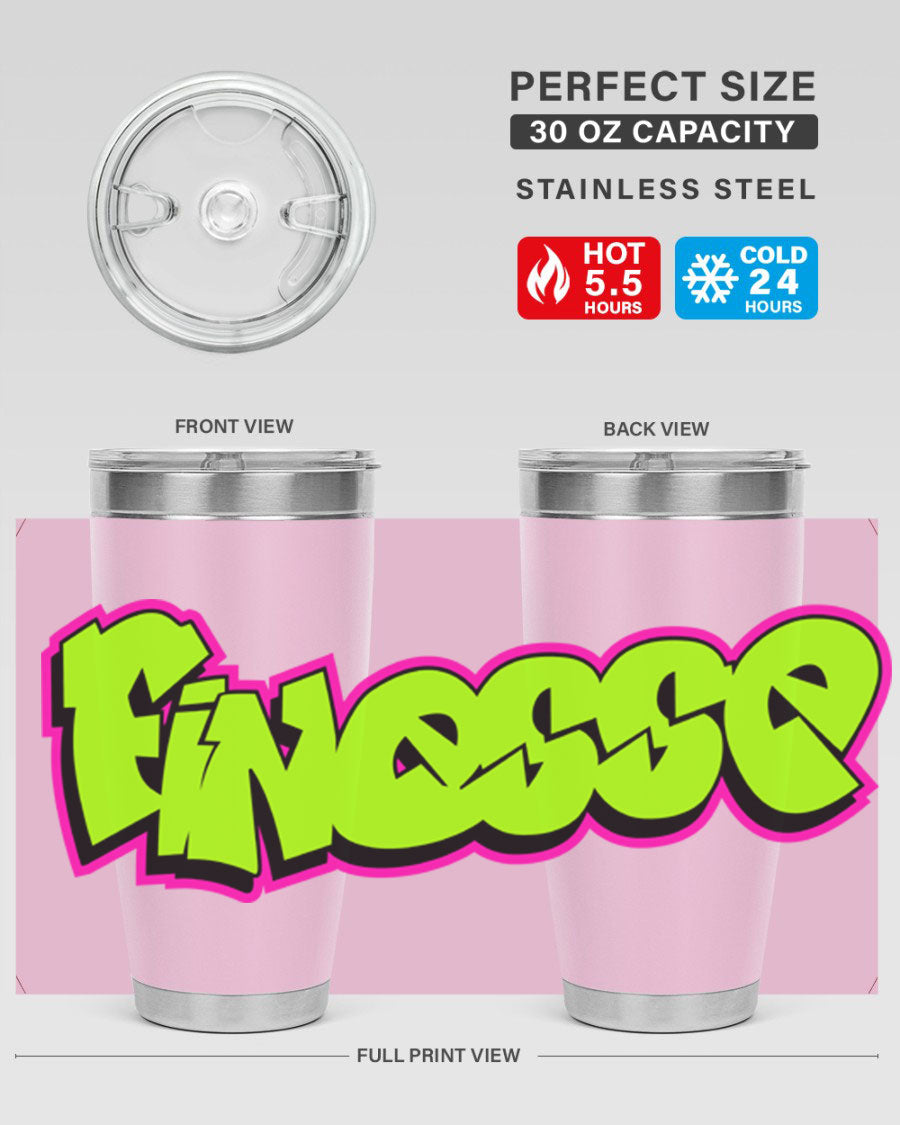 Finesse 154# Cotton Tank featuring stylish black words and phrases on a soft cotton fabric, perfect for casual wear.