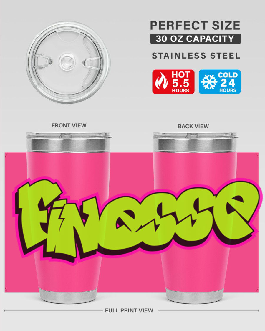 Finesse 154# Cotton Tank featuring stylish black words and phrases on a soft cotton fabric, perfect for casual wear.