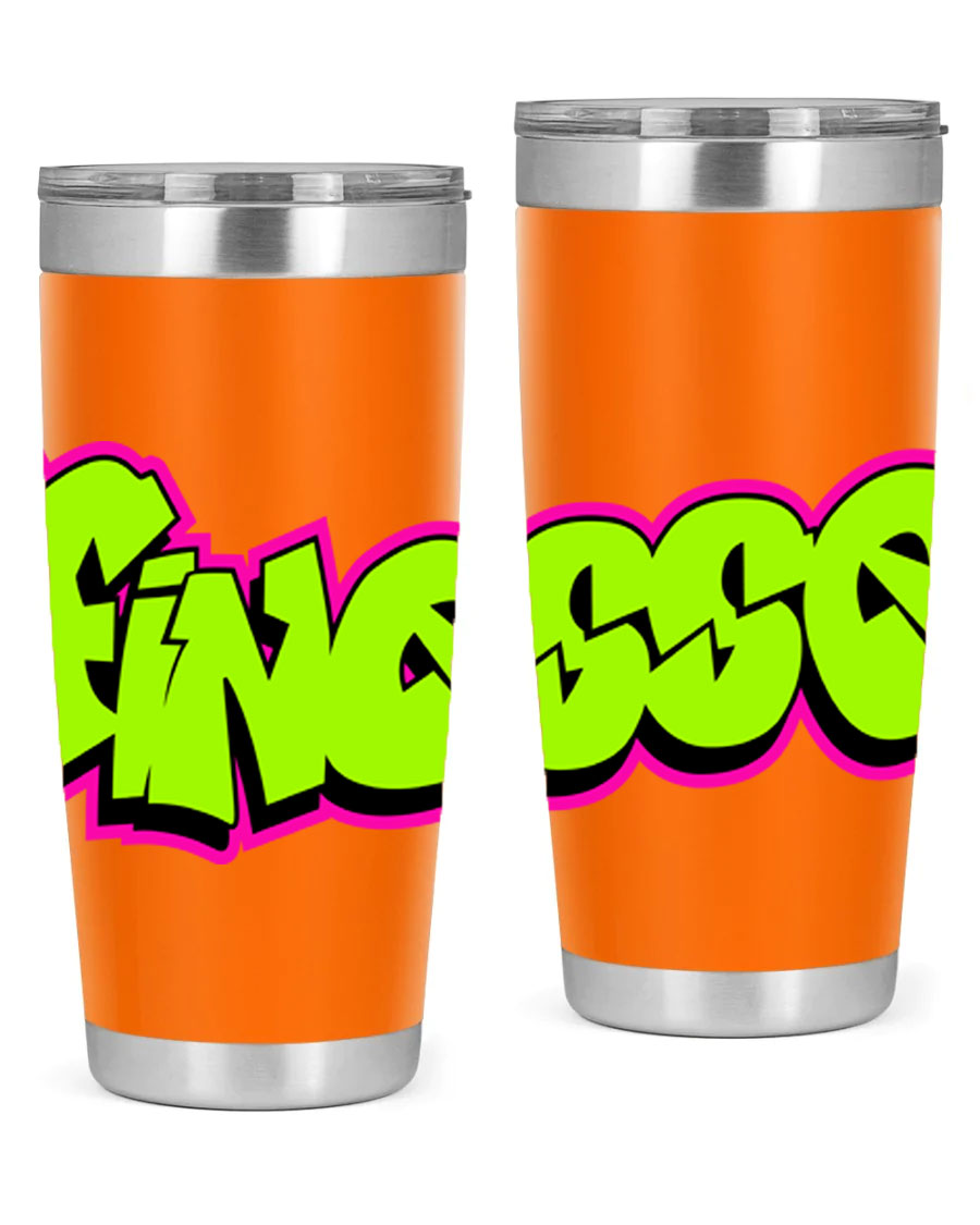 Finesse 154# Cotton Tank featuring stylish black words and phrases on a soft cotton fabric, perfect for casual wear.