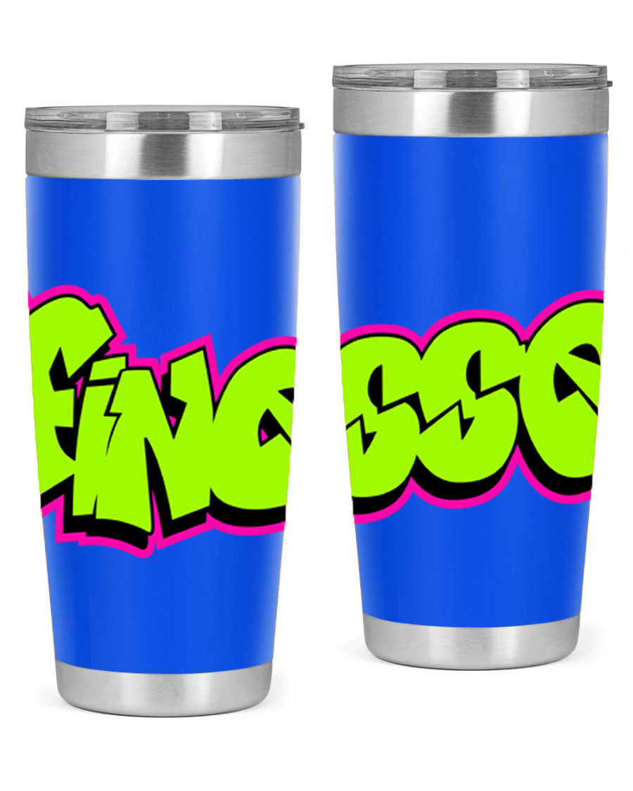 Finesse 154# Cotton Tank featuring stylish black words and phrases on a soft cotton fabric, perfect for casual wear.