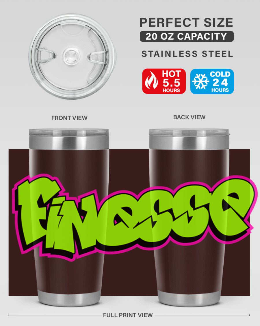 Finesse 154# Cotton Tank featuring stylish black words and phrases on a soft cotton fabric, perfect for casual wear.