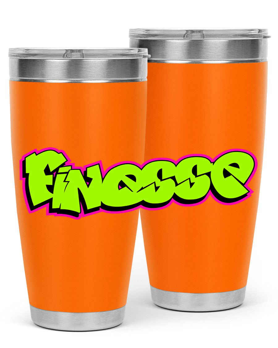 Finesse 154# Cotton Tank featuring stylish black words and phrases on a soft cotton fabric, perfect for casual wear.