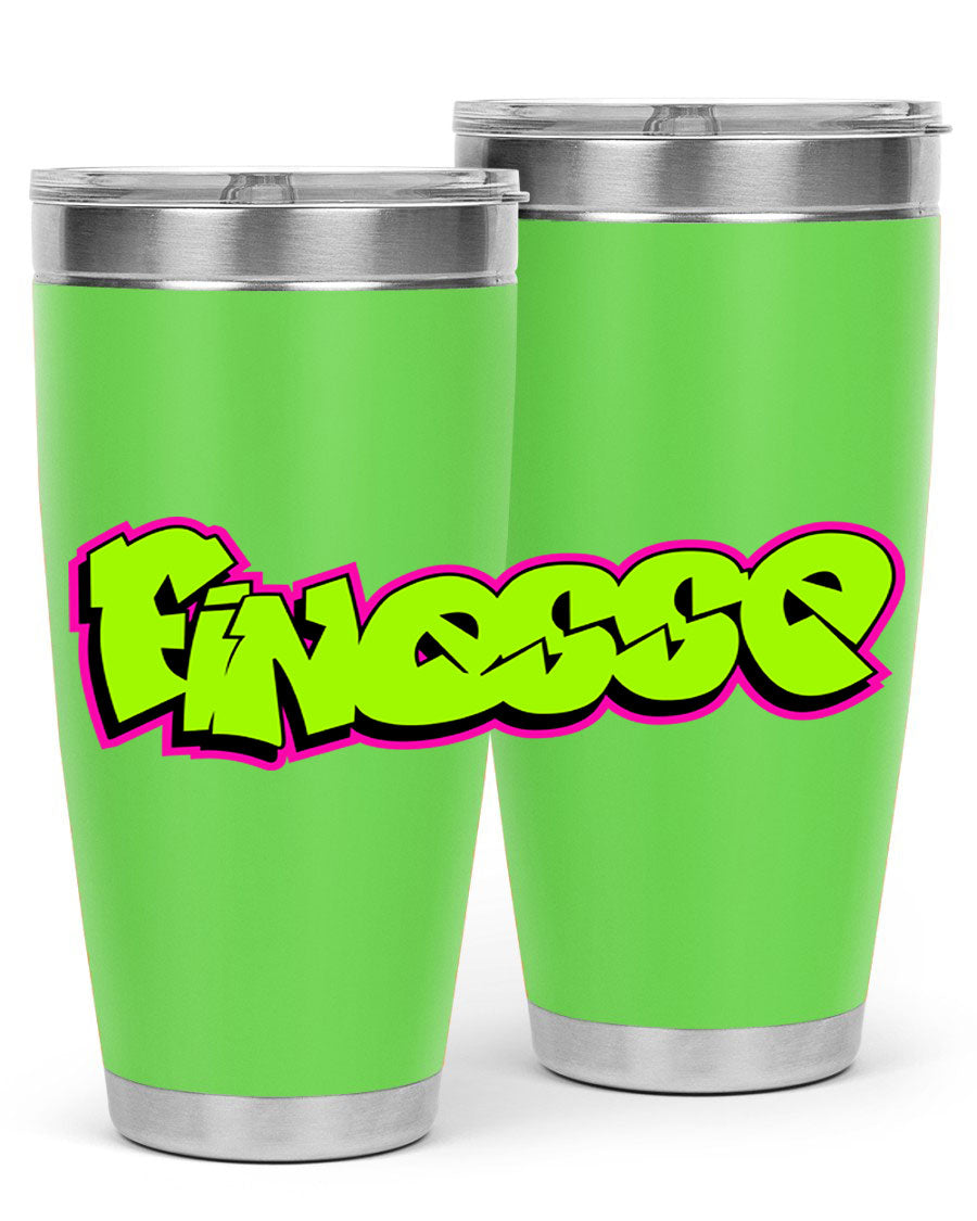 Finesse 154# Cotton Tank featuring stylish black words and phrases on a soft cotton fabric, perfect for casual wear.