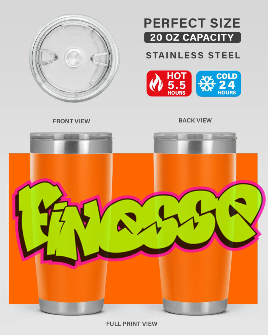 Finesse 154# Cotton Tank featuring stylish black words and phrases on a soft cotton fabric, perfect for casual wear.