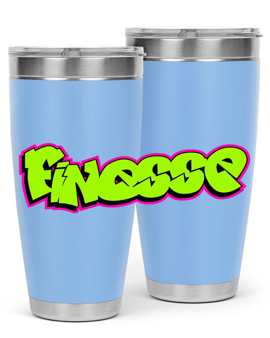 Finesse 154# Cotton Tank featuring stylish black words and phrases on a soft cotton fabric, perfect for casual wear.