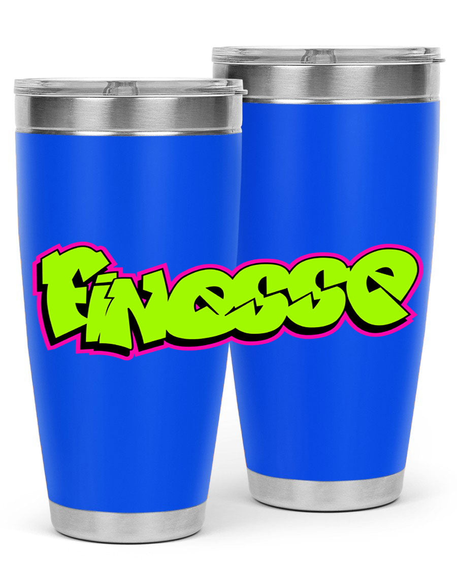 Finesse 154# Cotton Tank featuring stylish black words and phrases on a soft cotton fabric, perfect for casual wear.