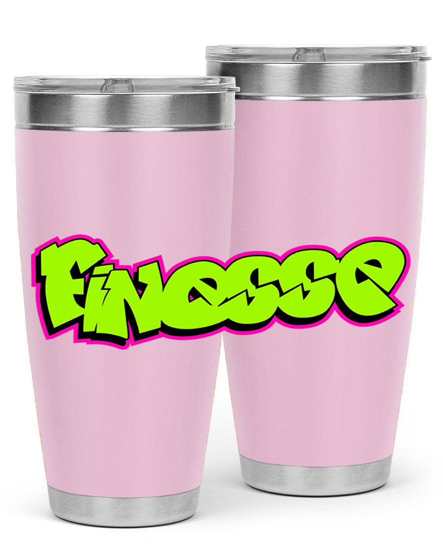 Finesse 154# Cotton Tank featuring stylish black words and phrases on a soft cotton fabric, perfect for casual wear.