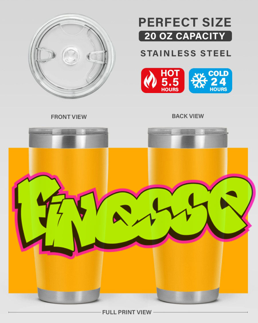 Finesse 154# Cotton Tank featuring stylish black words and phrases on a soft cotton fabric, perfect for casual wear.