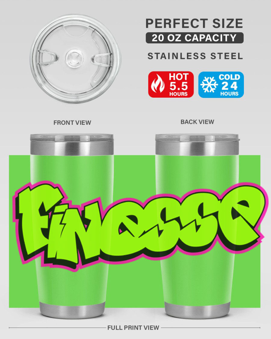 Finesse 154# Cotton Tank featuring stylish black words and phrases on a soft cotton fabric, perfect for casual wear.