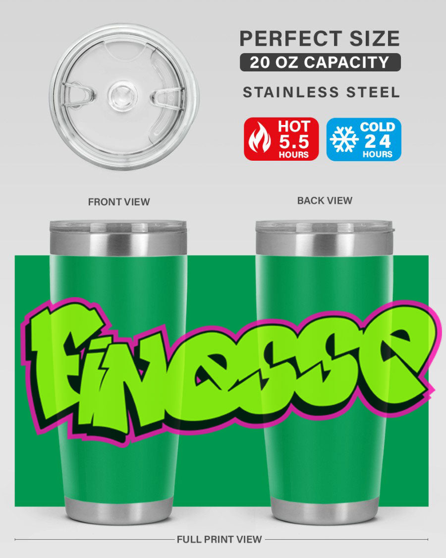 Finesse 154# Cotton Tank featuring stylish black words and phrases on a soft cotton fabric, perfect for casual wear.