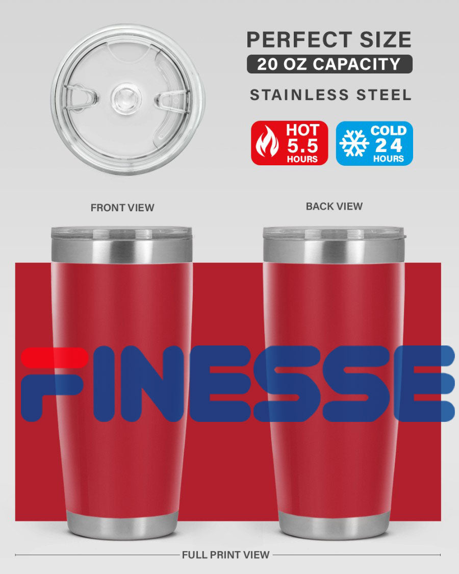 Finesse 157# Cotton Tank in black featuring stylish phrases, perfect for casual wear.