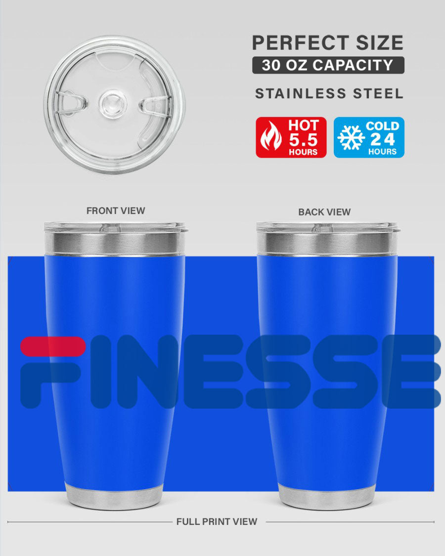 Finesse 157# Cotton Tank in black featuring stylish phrases, perfect for casual wear.