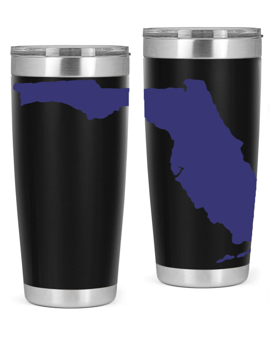 Florida 42# Tumbler featuring a double wall vacuum design, copper lining, and a drink-thru lid, perfect for hot and cold beverages.