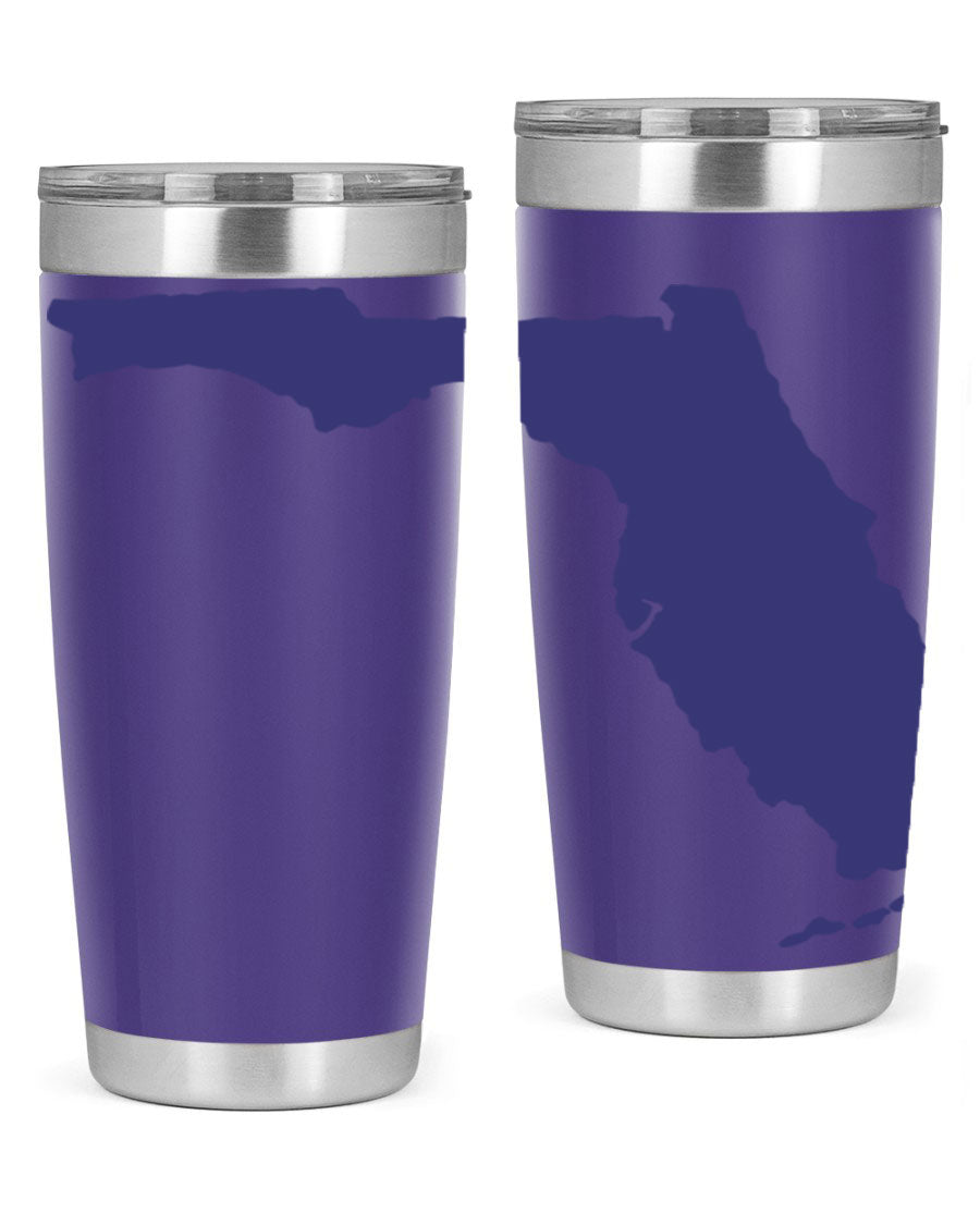 Florida 42# Tumbler featuring a double wall vacuum design, copper lining, and a drink-thru lid, perfect for hot and cold beverages.