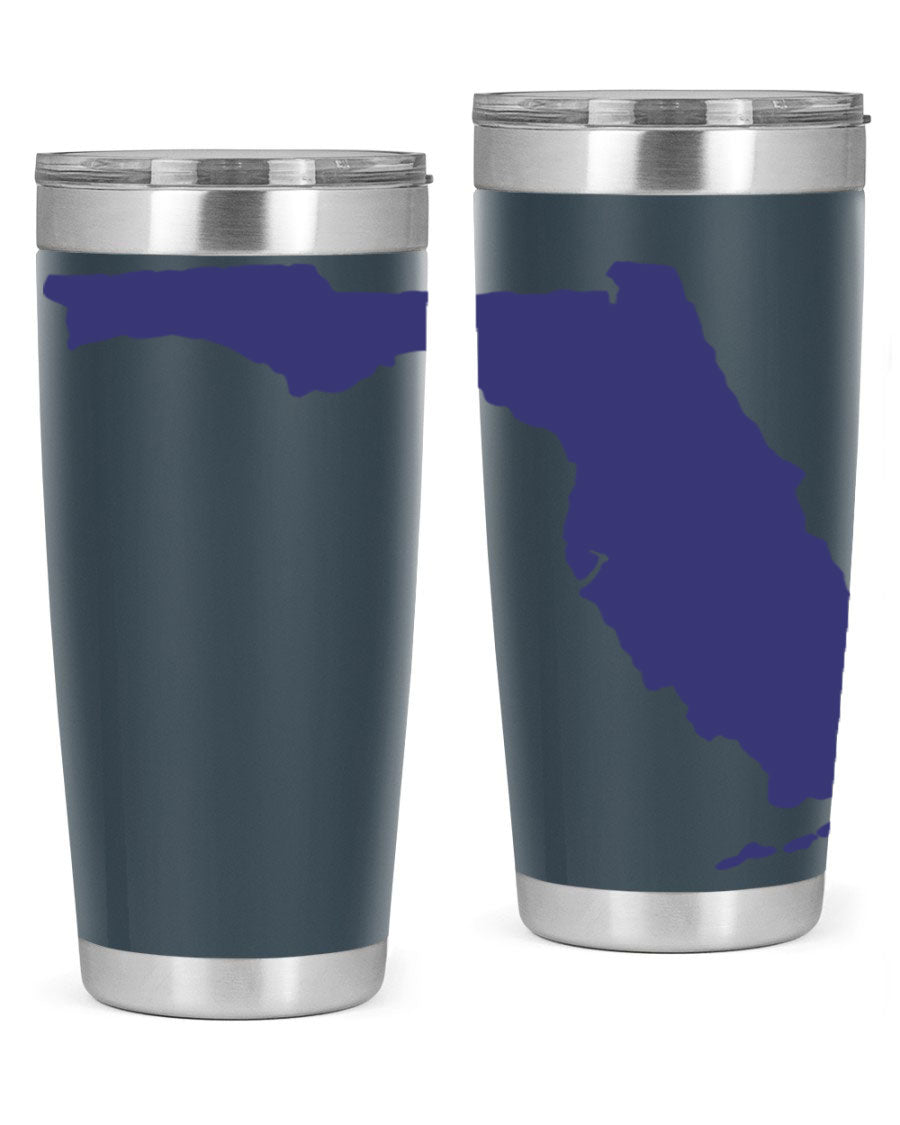 Florida 42# Tumbler featuring a double wall vacuum design, copper lining, and a drink-thru lid, perfect for hot and cold beverages.