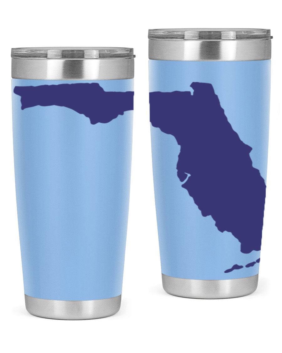 Florida 42# Tumbler featuring a double wall vacuum design, copper lining, and a drink-thru lid, perfect for hot and cold beverages.