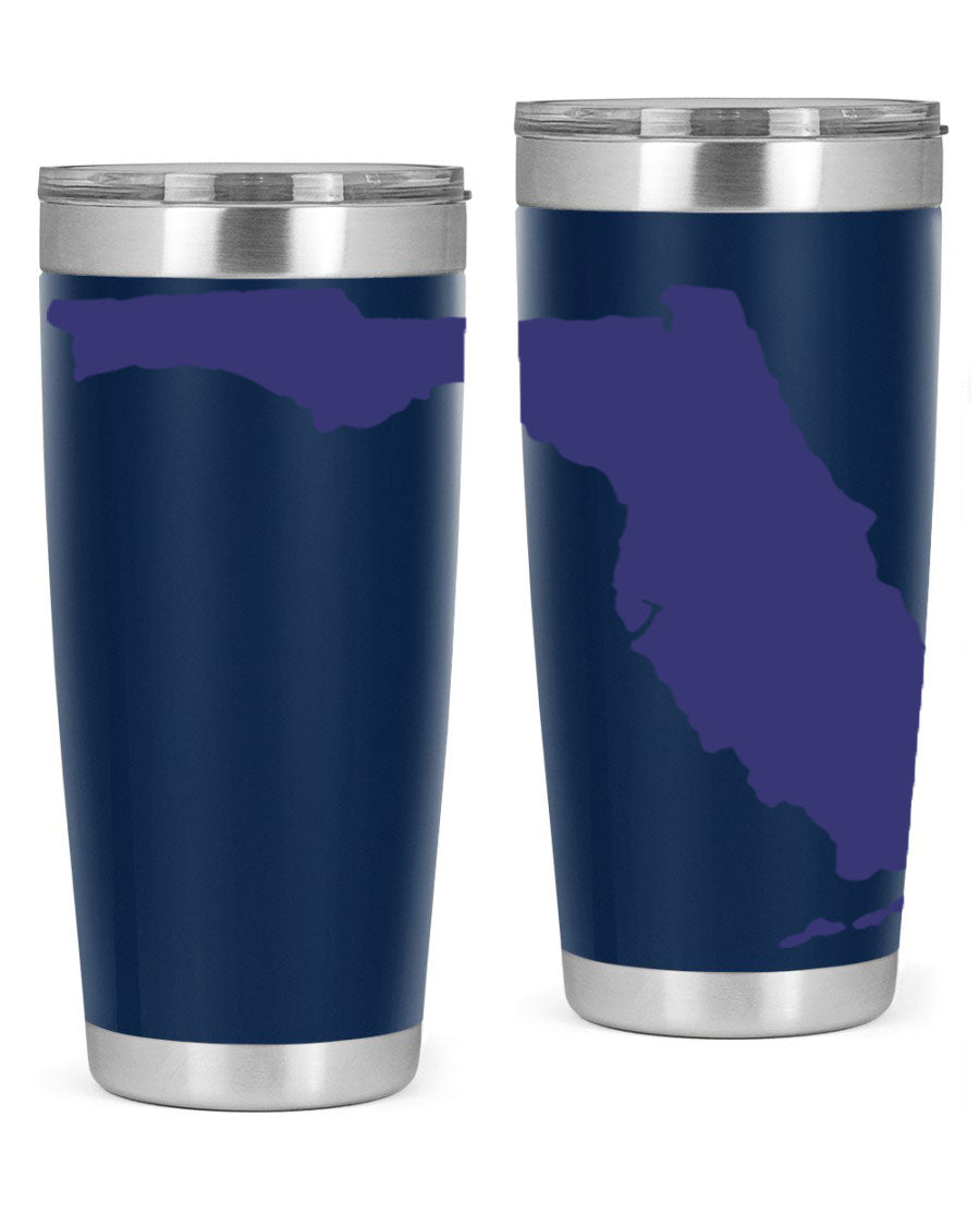 Florida 42# Tumbler featuring a double wall vacuum design, copper lining, and a drink-thru lid, perfect for hot and cold beverages.