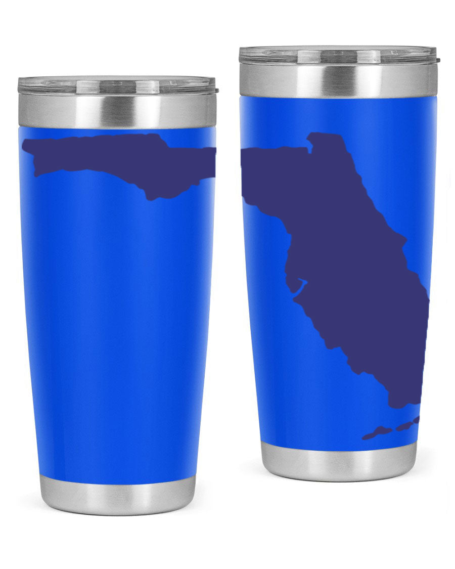 Florida 42# Tumbler featuring a double wall vacuum design, copper lining, and a drink-thru lid, perfect for hot and cold beverages.