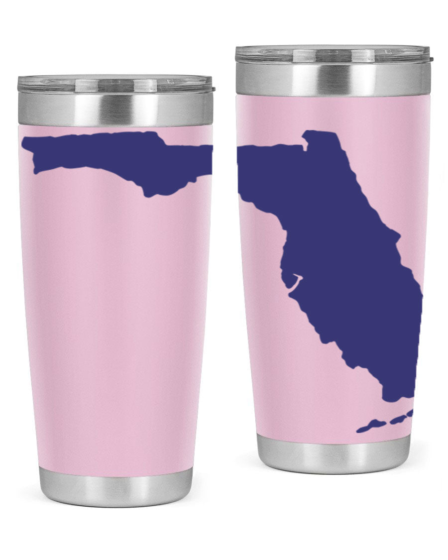 Florida 42# Tumbler featuring a double wall vacuum design, copper lining, and a drink-thru lid, perfect for hot and cold beverages.