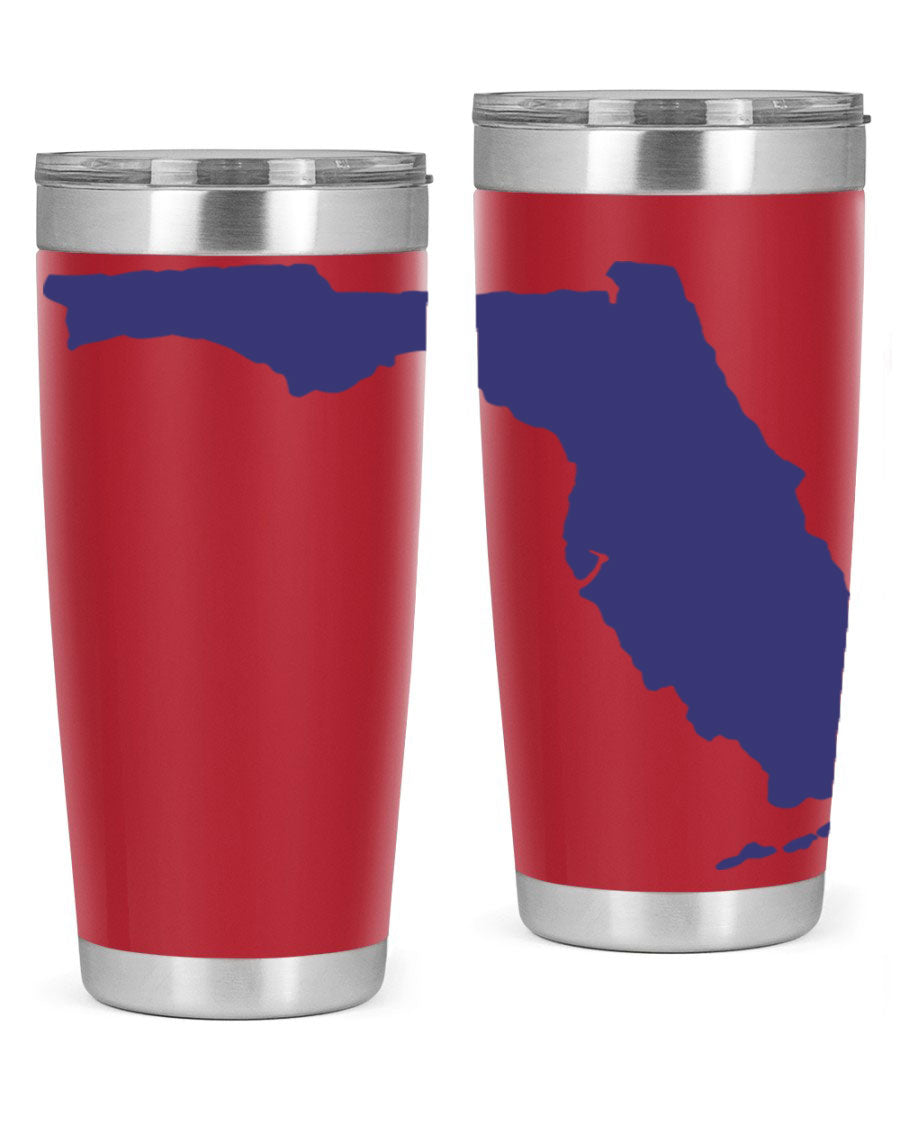 Florida 42# Tumbler featuring a double wall vacuum design, copper lining, and a drink-thru lid, perfect for hot and cold beverages.