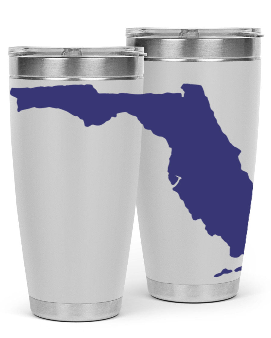 Florida 42# Tumbler featuring a double wall vacuum design, copper lining, and a drink-thru lid, perfect for hot and cold beverages.