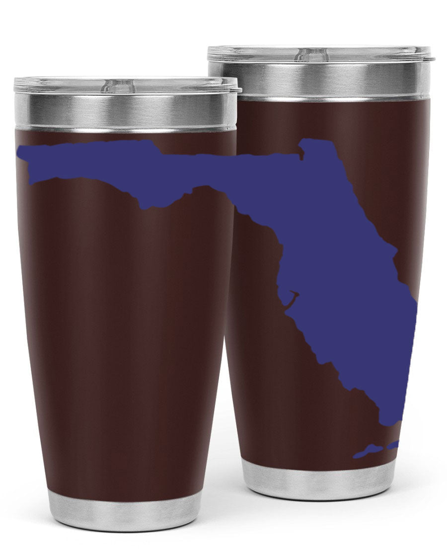 Florida 42# Tumbler featuring a double wall vacuum design, copper lining, and a drink-thru lid, perfect for hot and cold beverages.