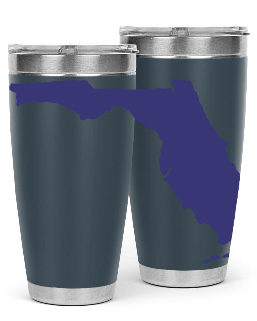 Florida 42# Tumbler featuring a double wall vacuum design, copper lining, and a drink-thru lid, perfect for hot and cold beverages.
