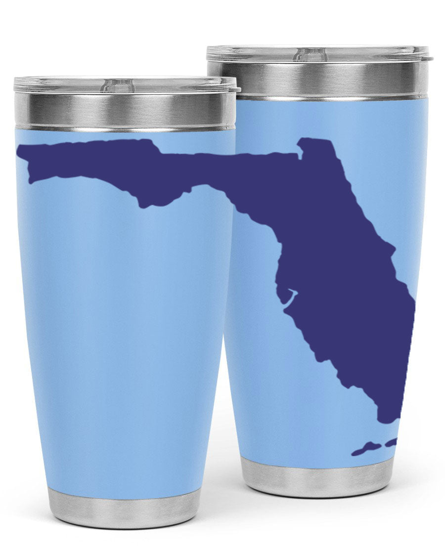Florida 42# Tumbler featuring a double wall vacuum design, copper lining, and a drink-thru lid, perfect for hot and cold beverages.
