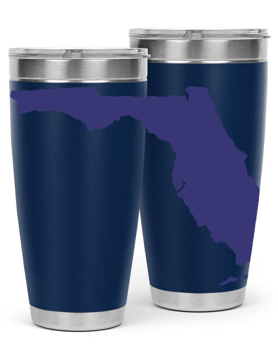 Florida 42# Tumbler featuring a double wall vacuum design, copper lining, and a drink-thru lid, perfect for hot and cold beverages.