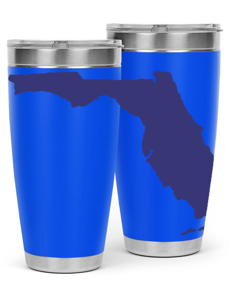 Florida 42# Tumbler featuring a double wall vacuum design, copper lining, and a drink-thru lid, perfect for hot and cold beverages.