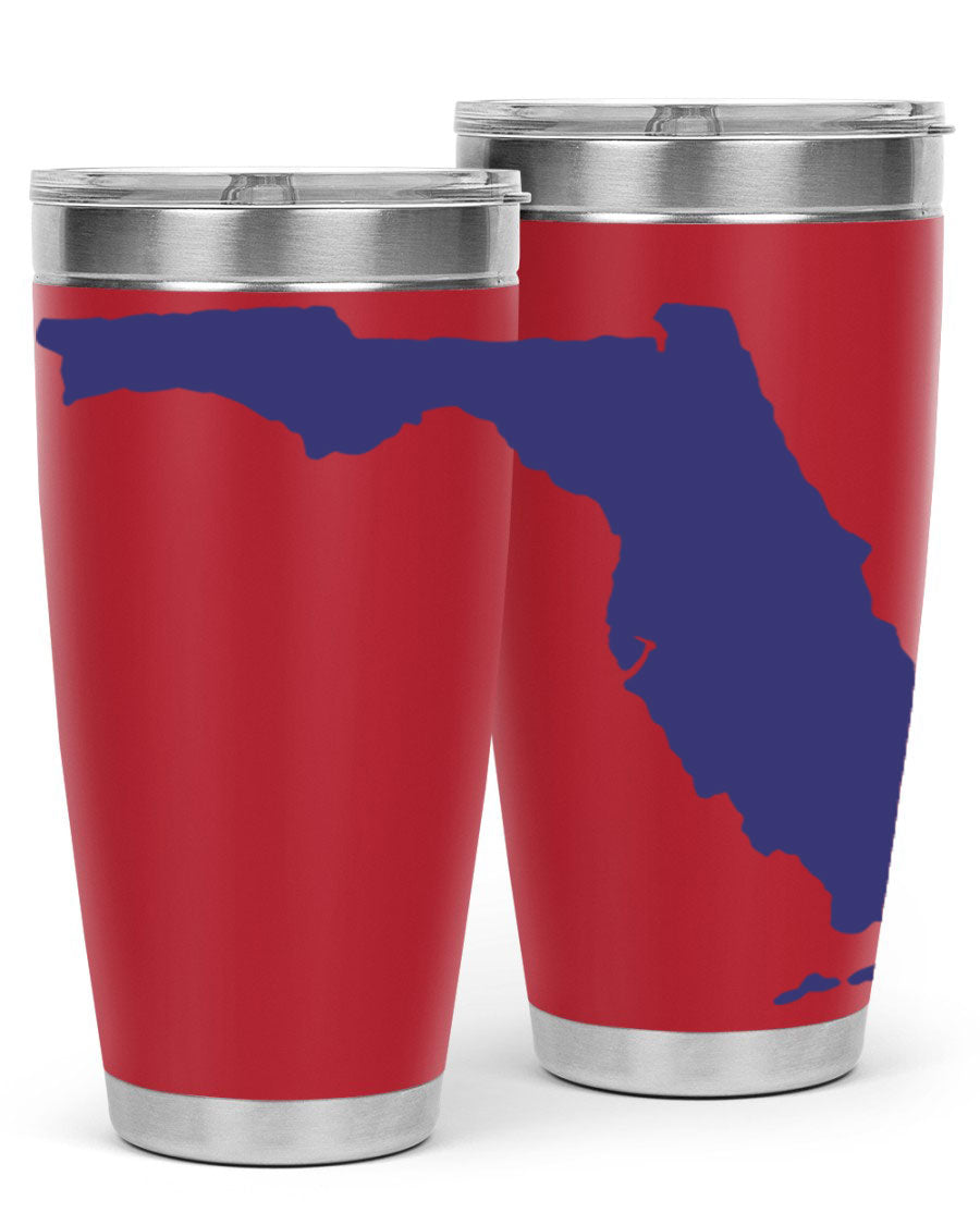Florida 42# Tumbler featuring a double wall vacuum design, copper lining, and a drink-thru lid, perfect for hot and cold beverages.